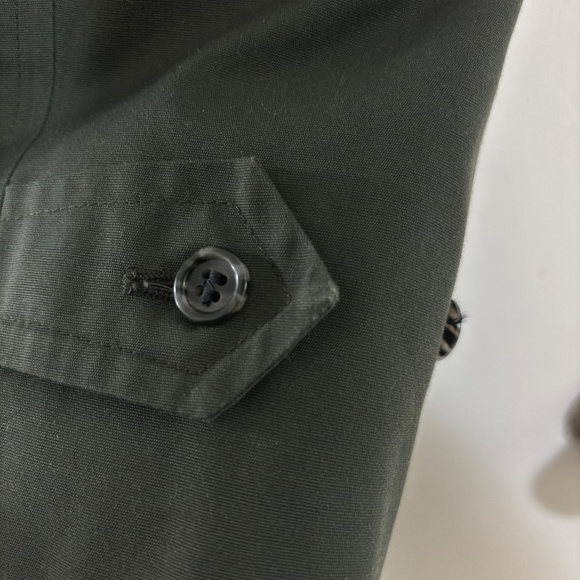 London Fog Claeth Cloth Faux Fur Lined Trench Maincoat Men's 42R - Picture 12 of 16